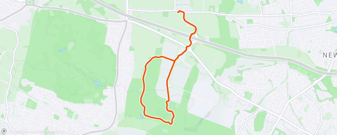 Map of the activity, Morning Walk ⛅