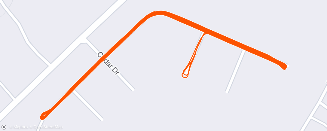 Map of the activity, Afternoon Ride