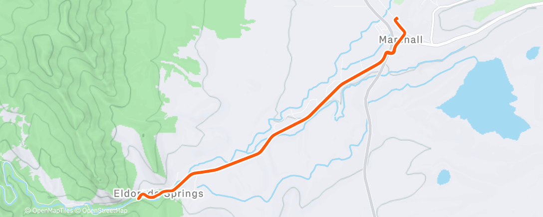 Map of the activity, Eldo commute