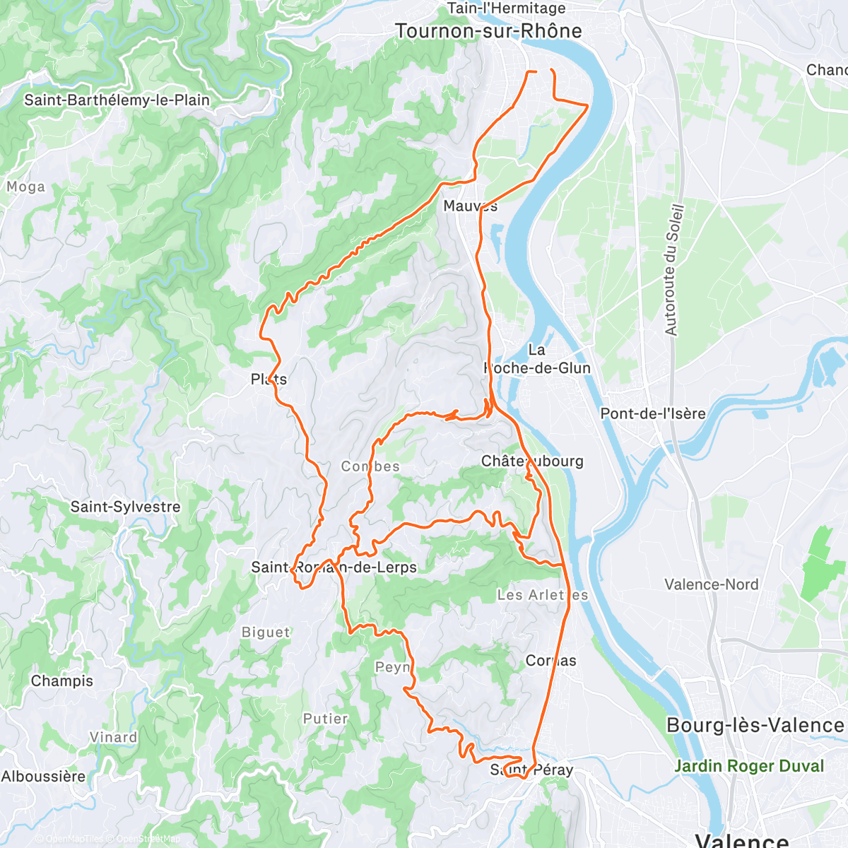 Map of the activity, Avec un vercher sauvage