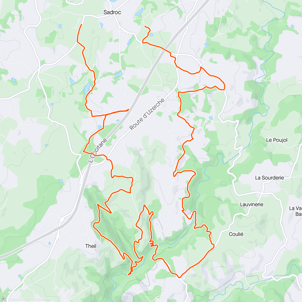 Map of the activity, Randonnée des fours et des moulins Sadroc