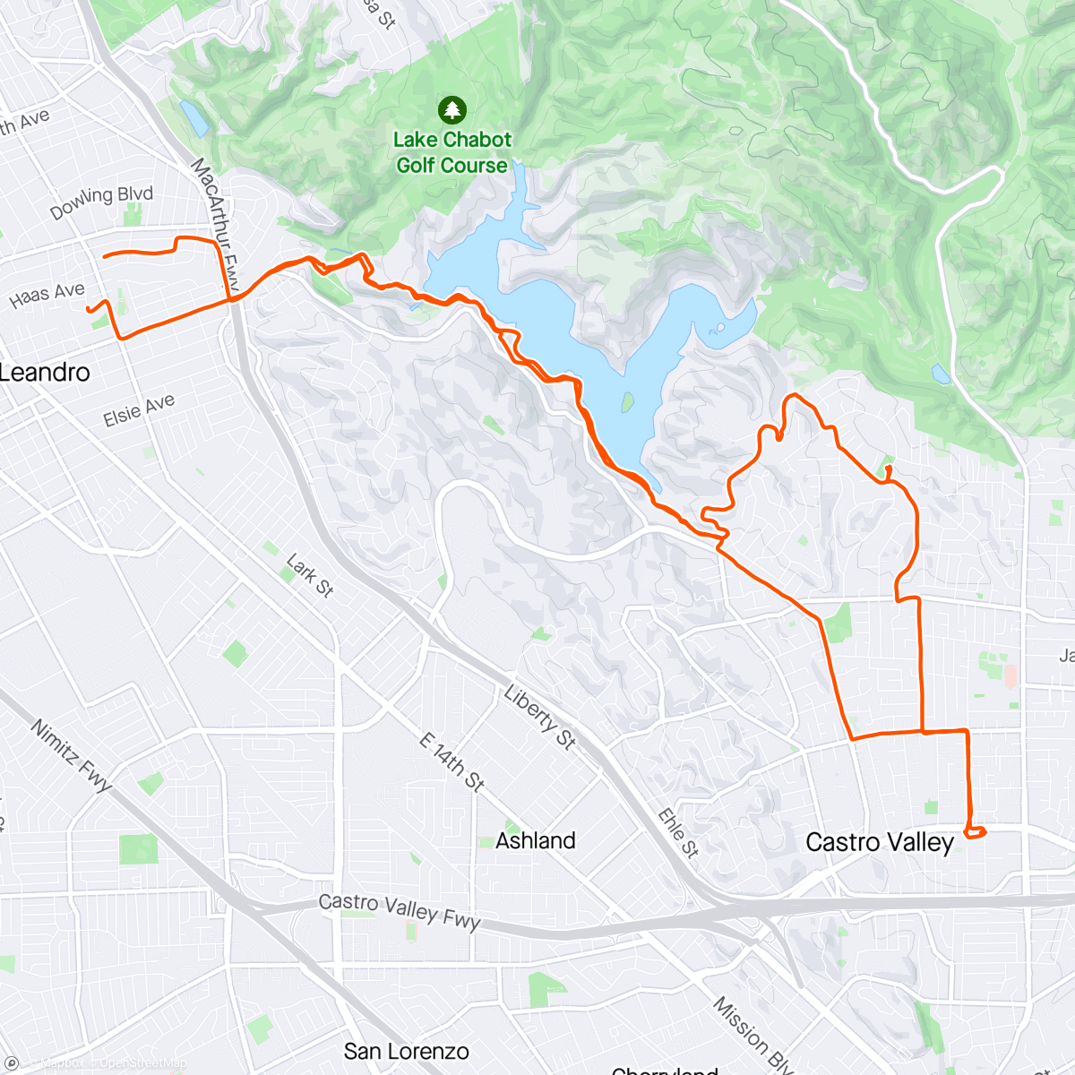Map of the activity, Last bébé ride before they're both big sisters!