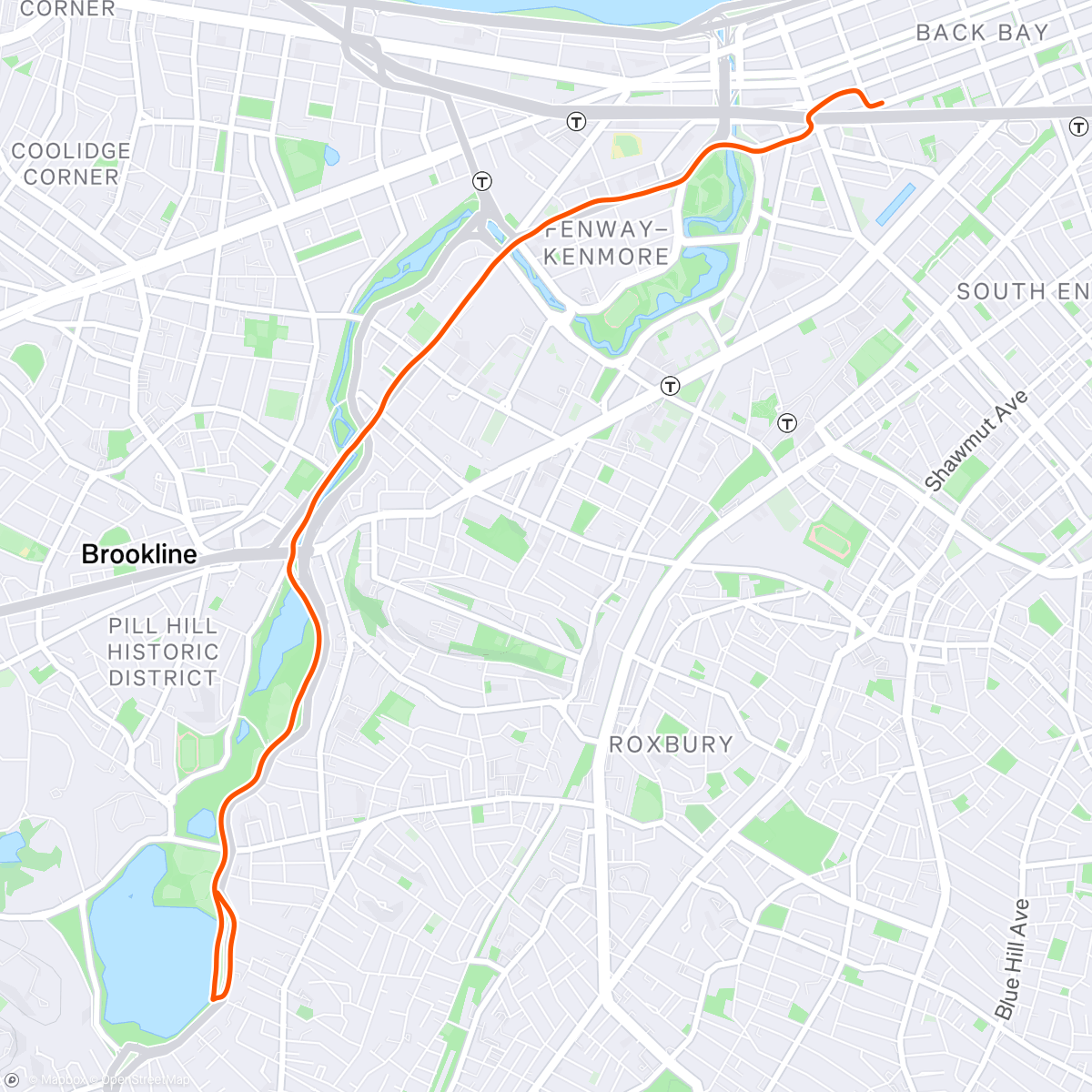 Map of the activity, 3m Warm Down