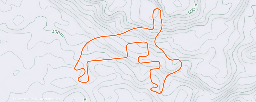 Map of the activity, TT Warmup