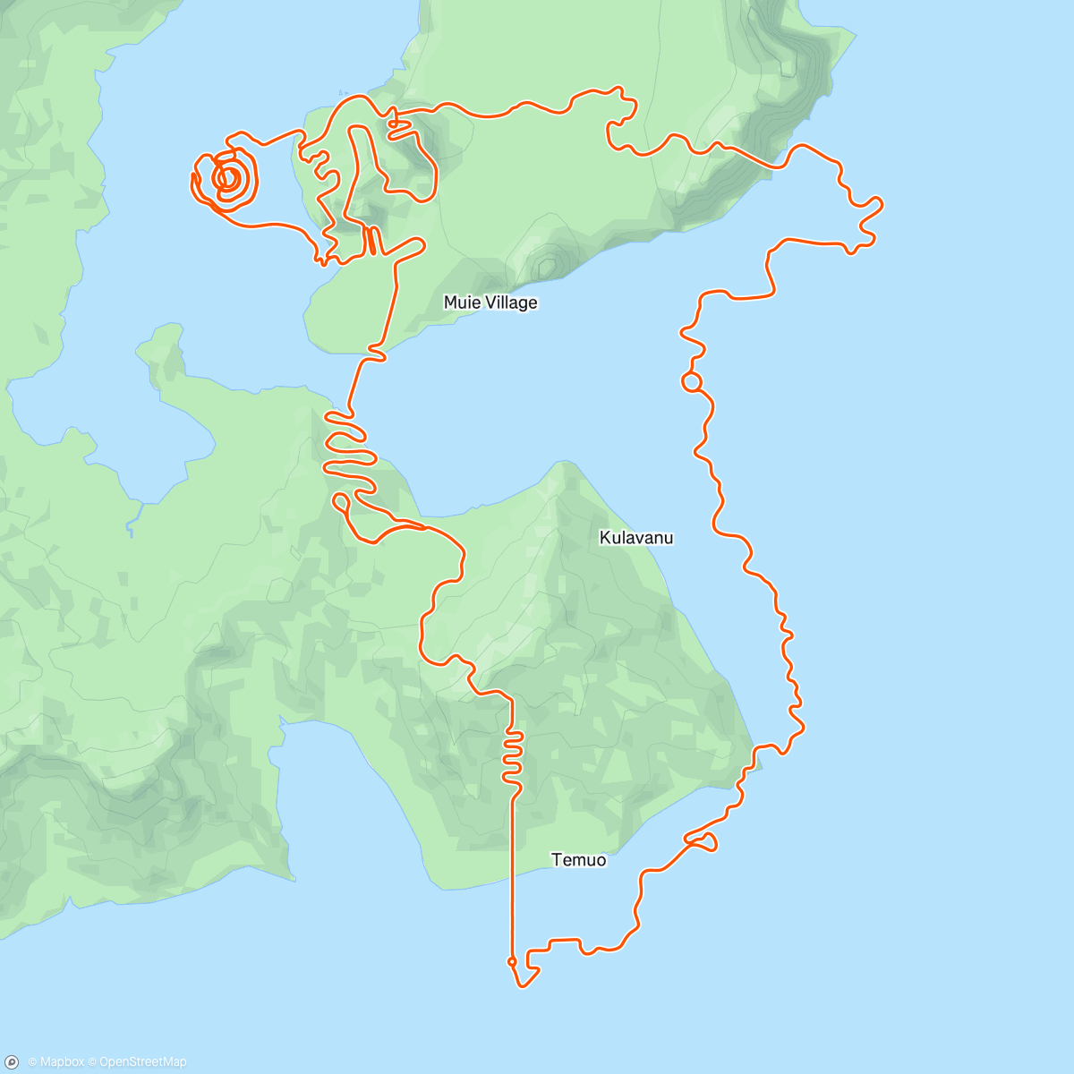 Map of the activity, Zwift - Z1-Z2 on Flat Route in Watopia