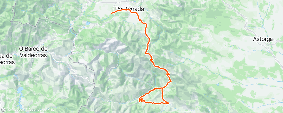 Map of the activity, Mortirolo N, Carbajal & Mortirolo S con Alex