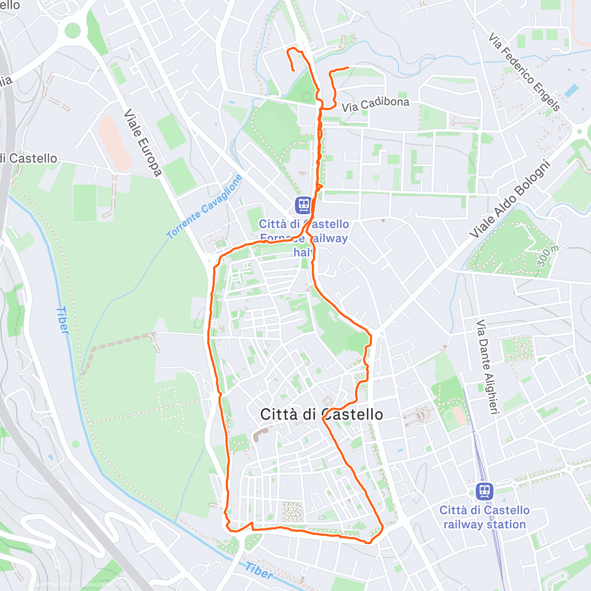 Map of the activity, ...🧡...NoNSoLoBici...😉😘... Riaccompagnando Zia Patry 💖