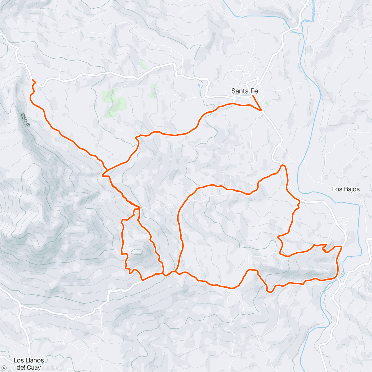 Map of the activity, Ultra Panamá Trail Series - Santa Fe (Circuito Latinoamericano de Trail)
