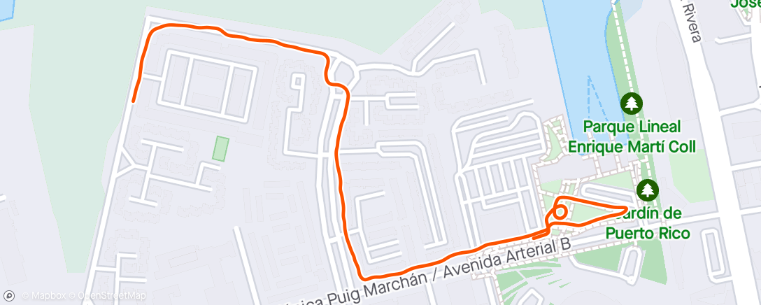 Map of the activity, 2024 Run 13