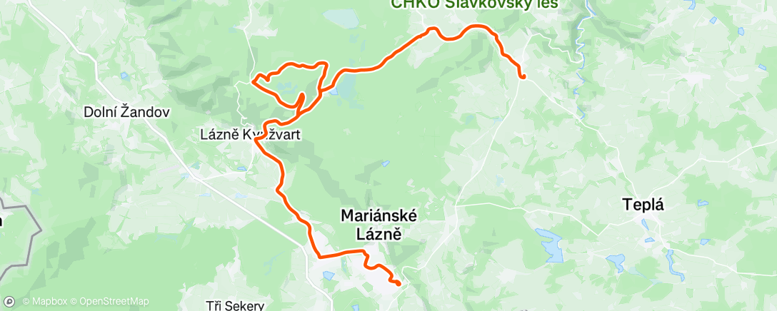 Map of the activity, Afternoon Gravel Ride