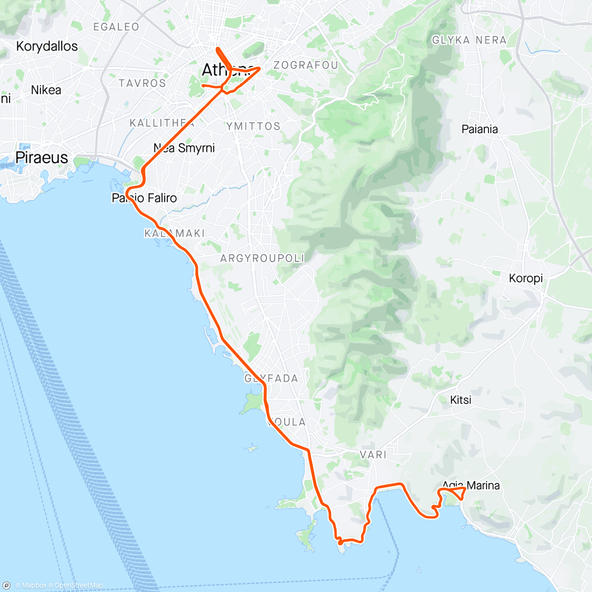 Map of the activity, 🇬🇷🇬🇷 Tour of Hellas #5