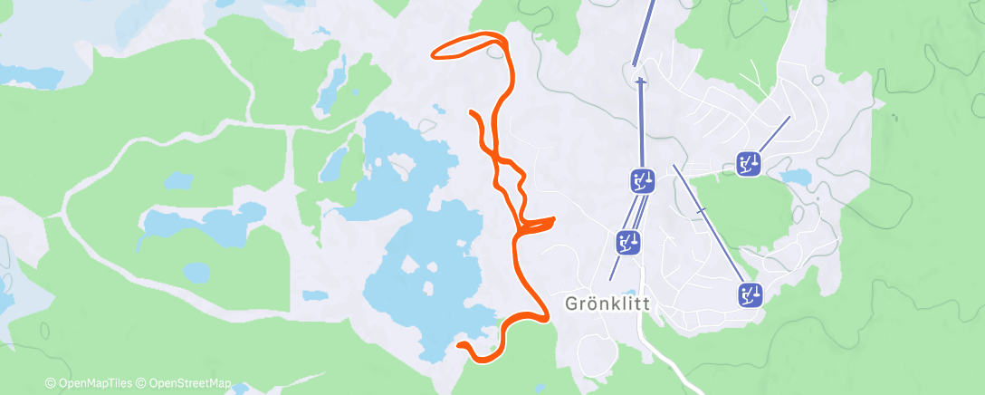 Карта физической активности (Stak i Grönklitt)