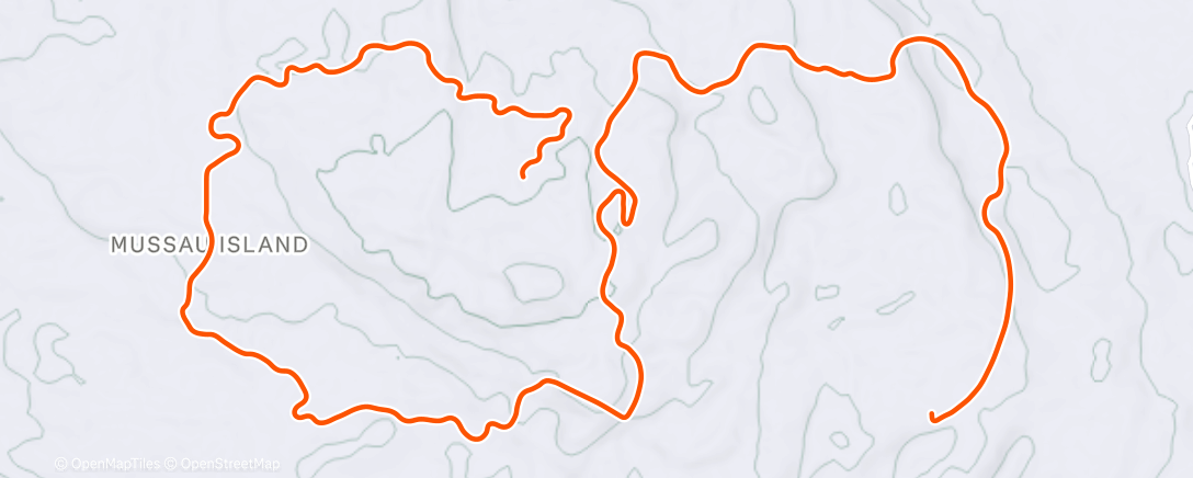 Map of the activity, TrainingPeaks Virtual - Workout: Easy Spin with Short 'activations'
