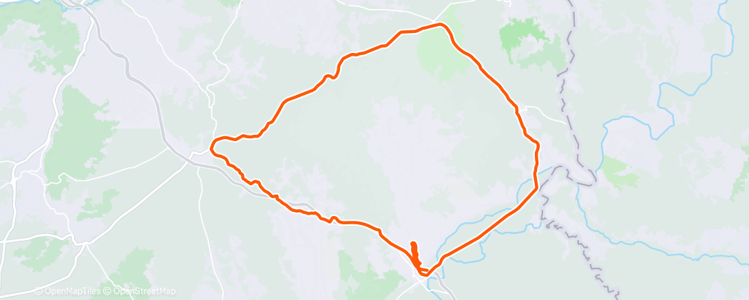 Mappa dell'attività Bicicleta por la mañana