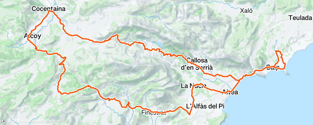 Map of the activity, Avec le monsieur Vélo d'Or espoir