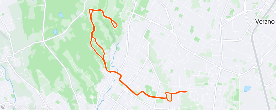 Map of the activity, Urban Trailetto