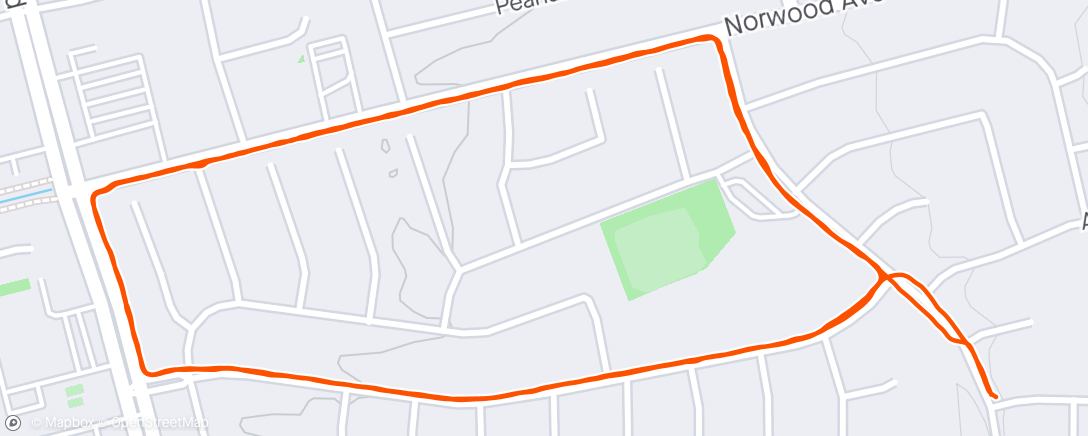 Mapa de la actividad (Night Walk)