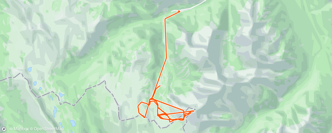 Map of the activity, Snowboarding #39