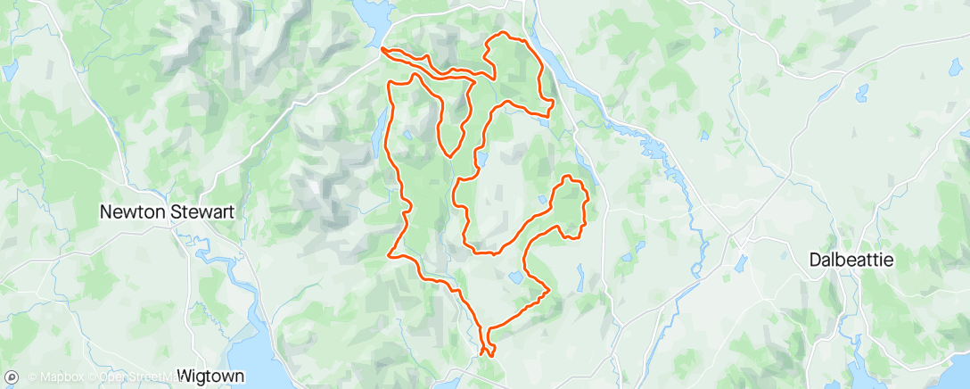Map of the activity, The Gralloch - 29th in age group