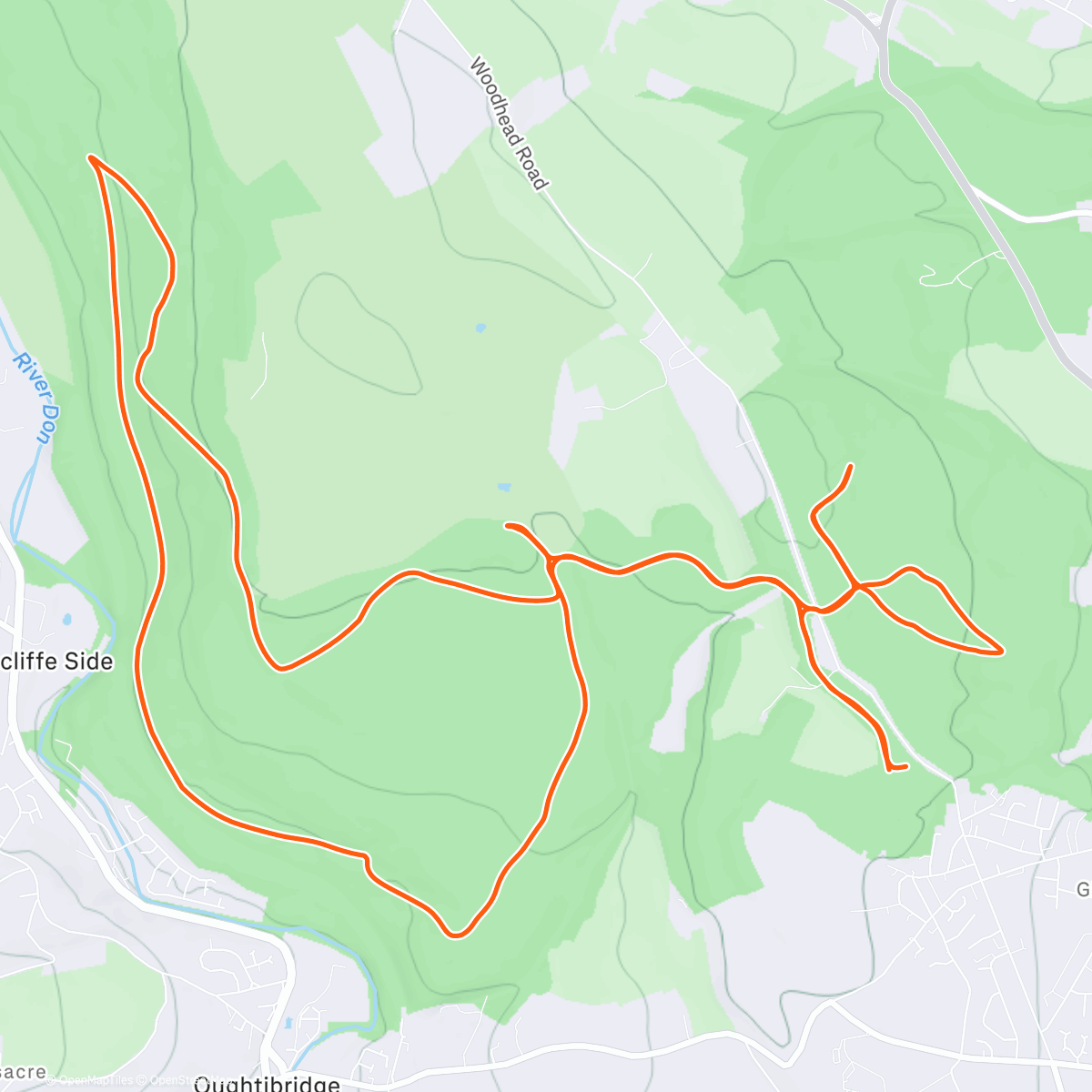 Map of the activity, Play around on the bikes with Arnie