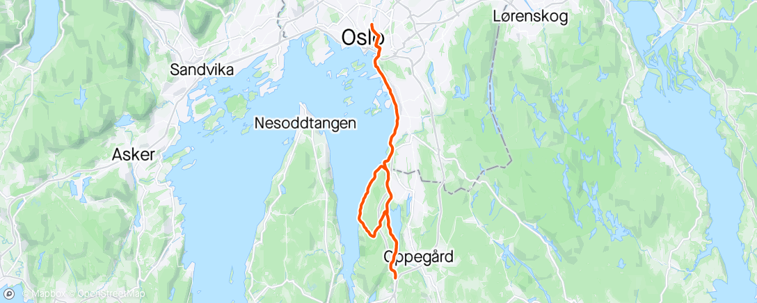 Map of the activity, Tusenfryd & Svartskog 🌞🌪️