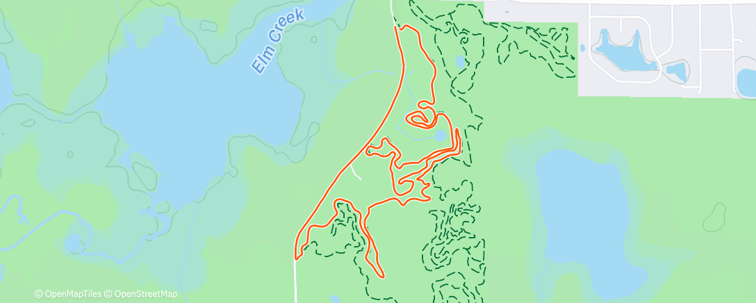 Map of the activity, Perfect conditions; broken chain walk o shame