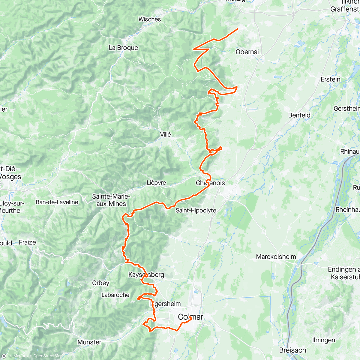 Map of the activity, Evening Run UTDC by UTMB 100M. FINISHER.