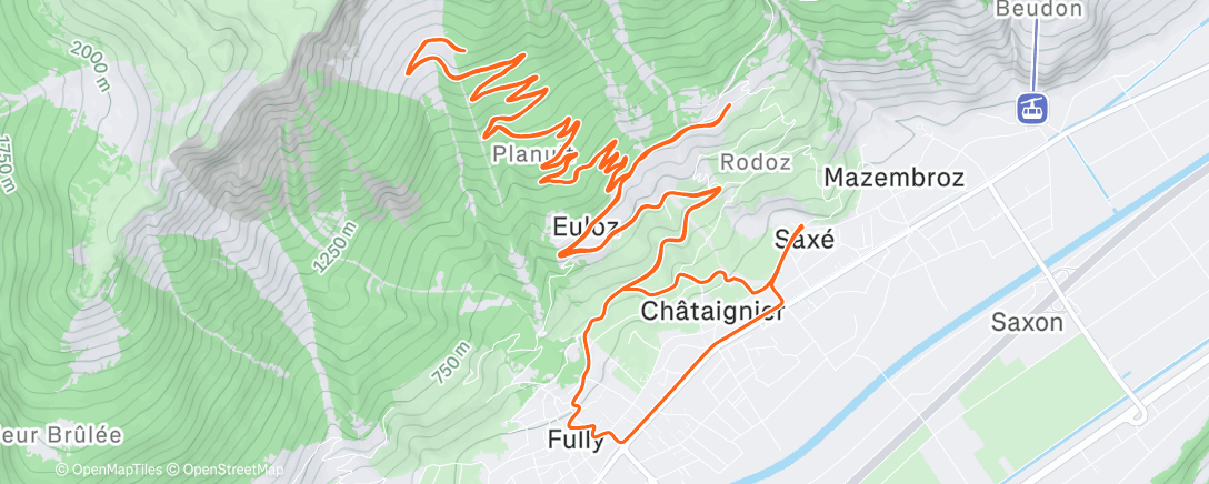 Map of the activity, 🎅🚲