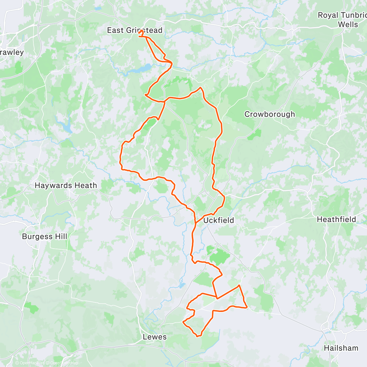 Карта физической активности (100 acre wood)