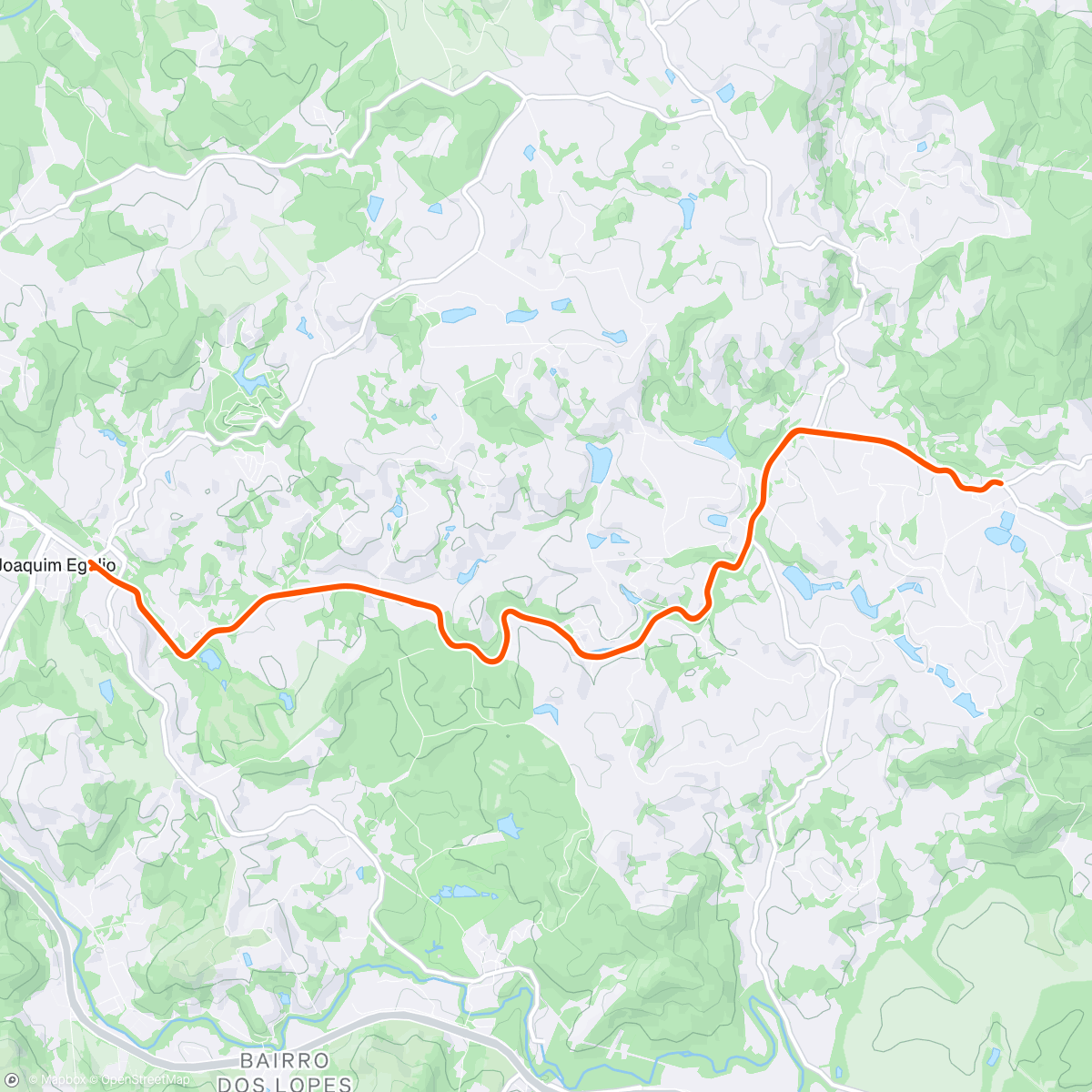Map of the activity, Morning Ride
