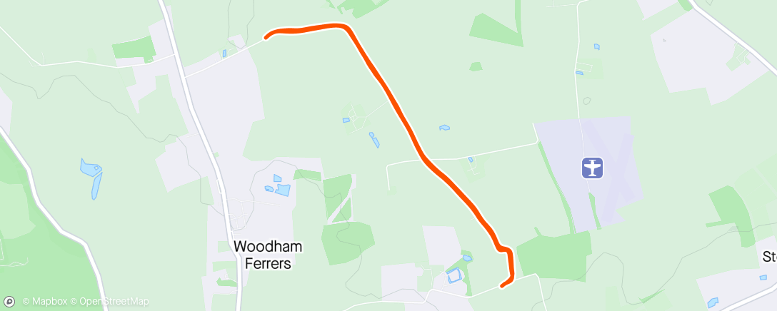 Map of the activity, Crows Lane