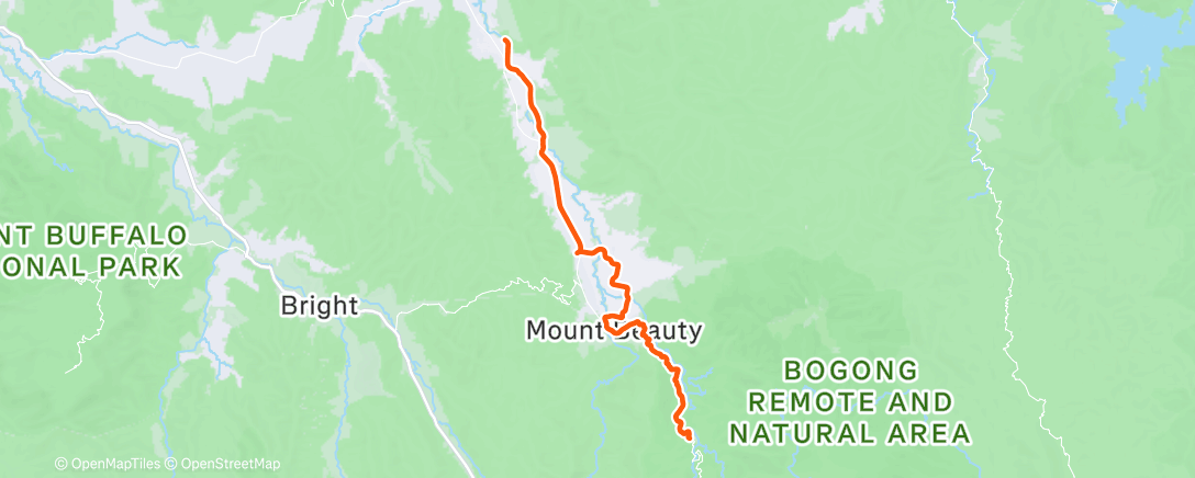 Map of the activity, Morning Ride