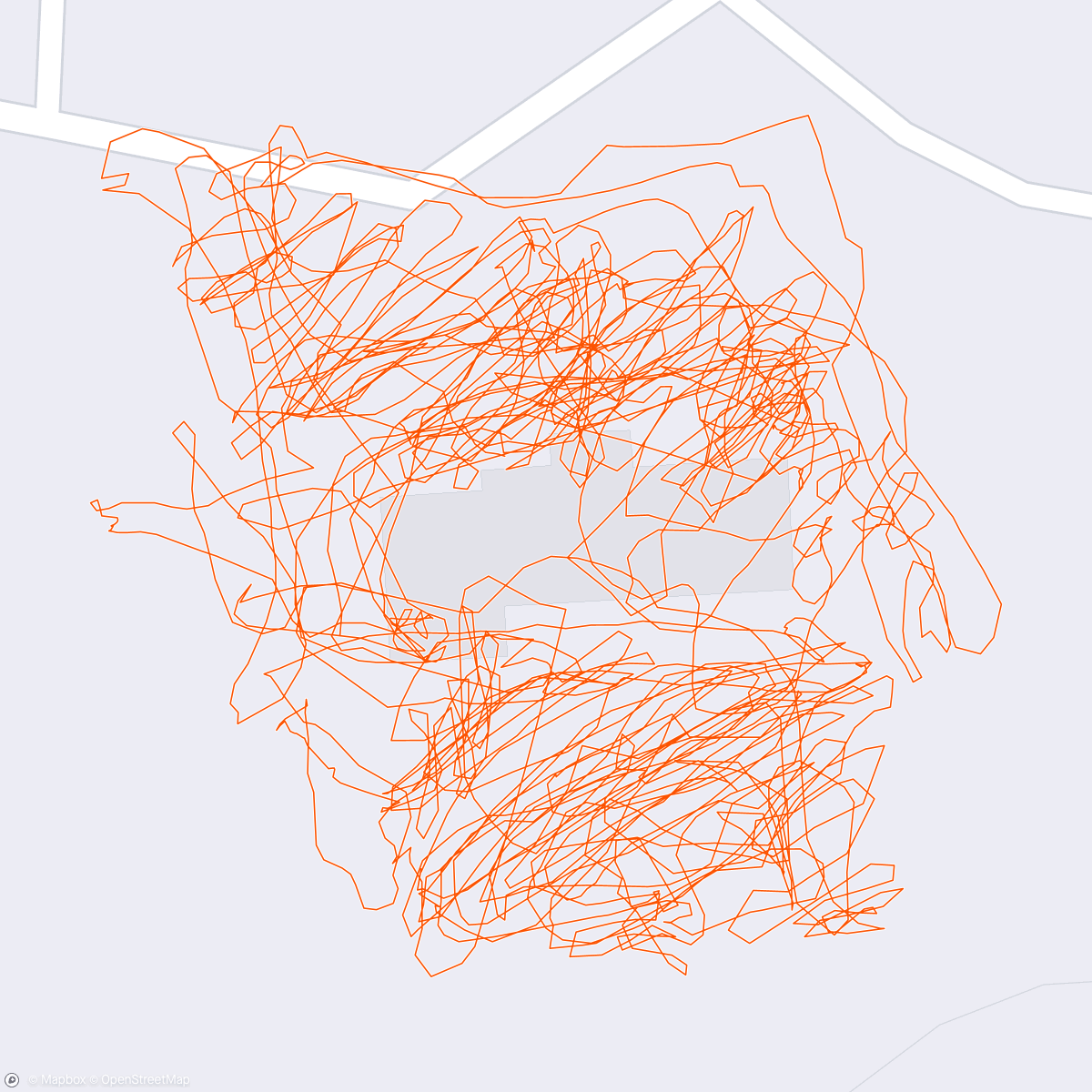 Map of the activity, Making the mow