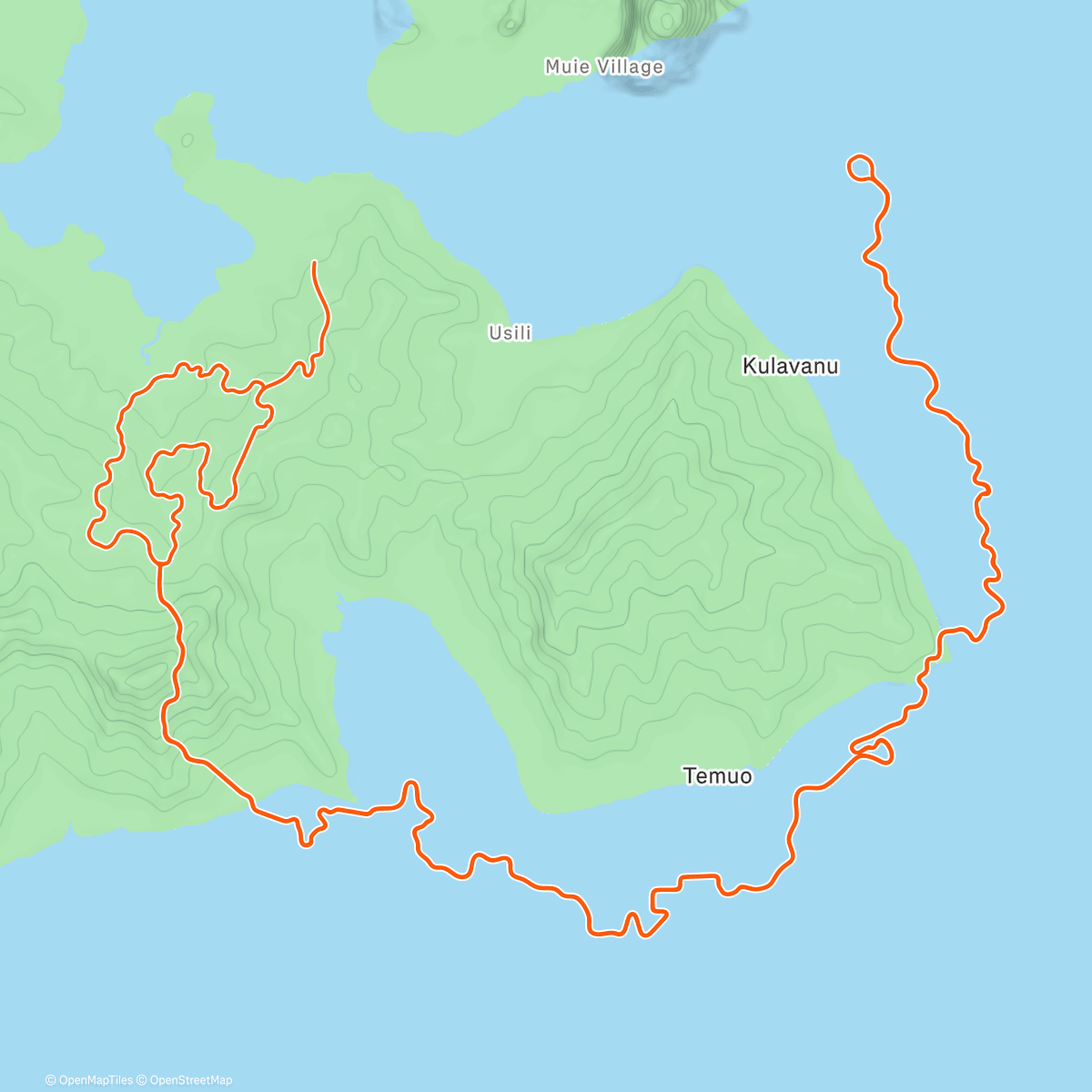 Map of the activity, Zwift - 120 min 150-200w Zone 1/2 on Coast Crusher in Watopia