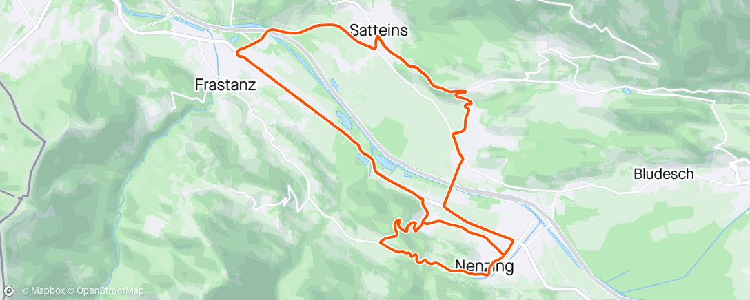 Map of the activity, GP Vorarlberg 🇦🇹 - 28th