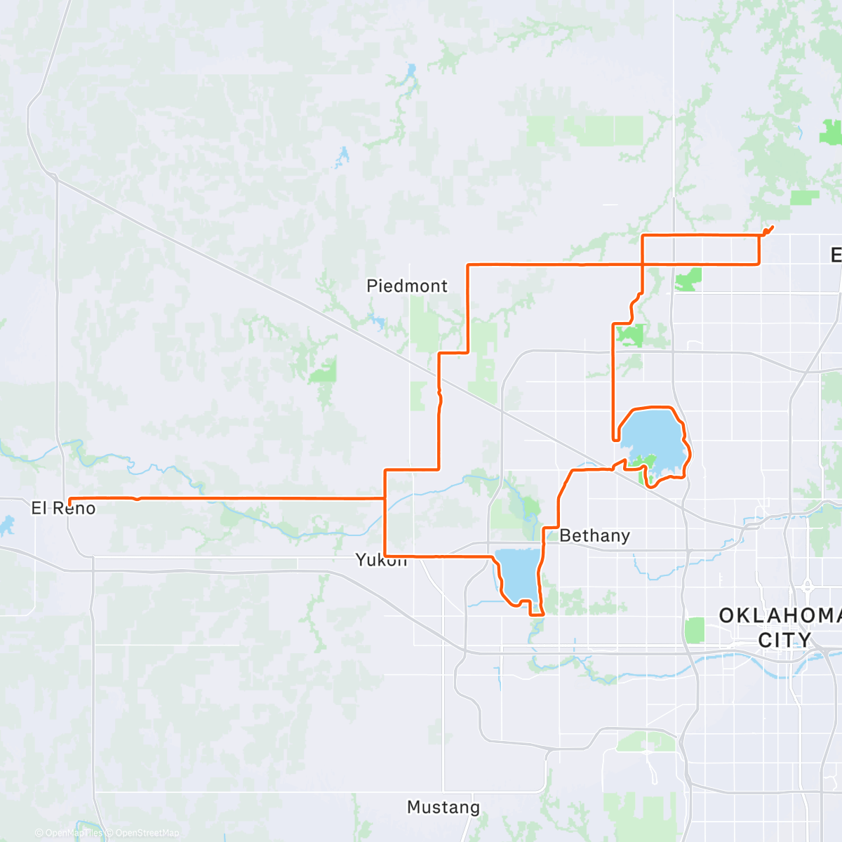 Карта физической активности (Morning Ride)