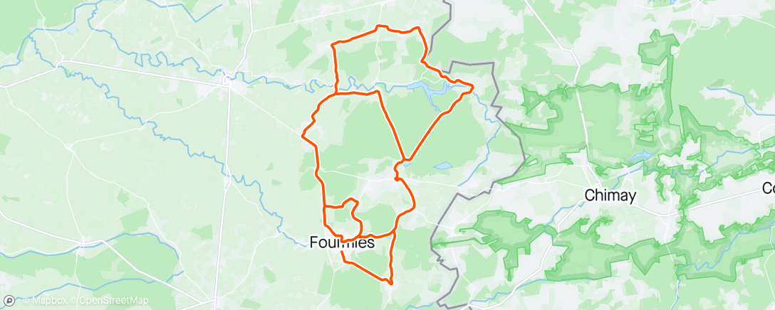 Carte de l'activité GP Fourmies