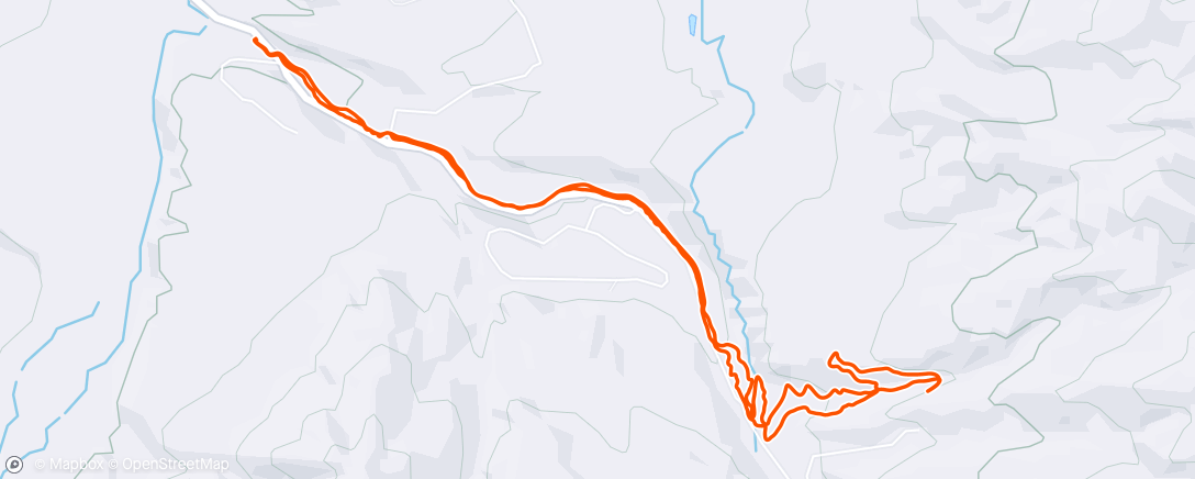 Map of the activity, Prince Creek & Crown Trail System