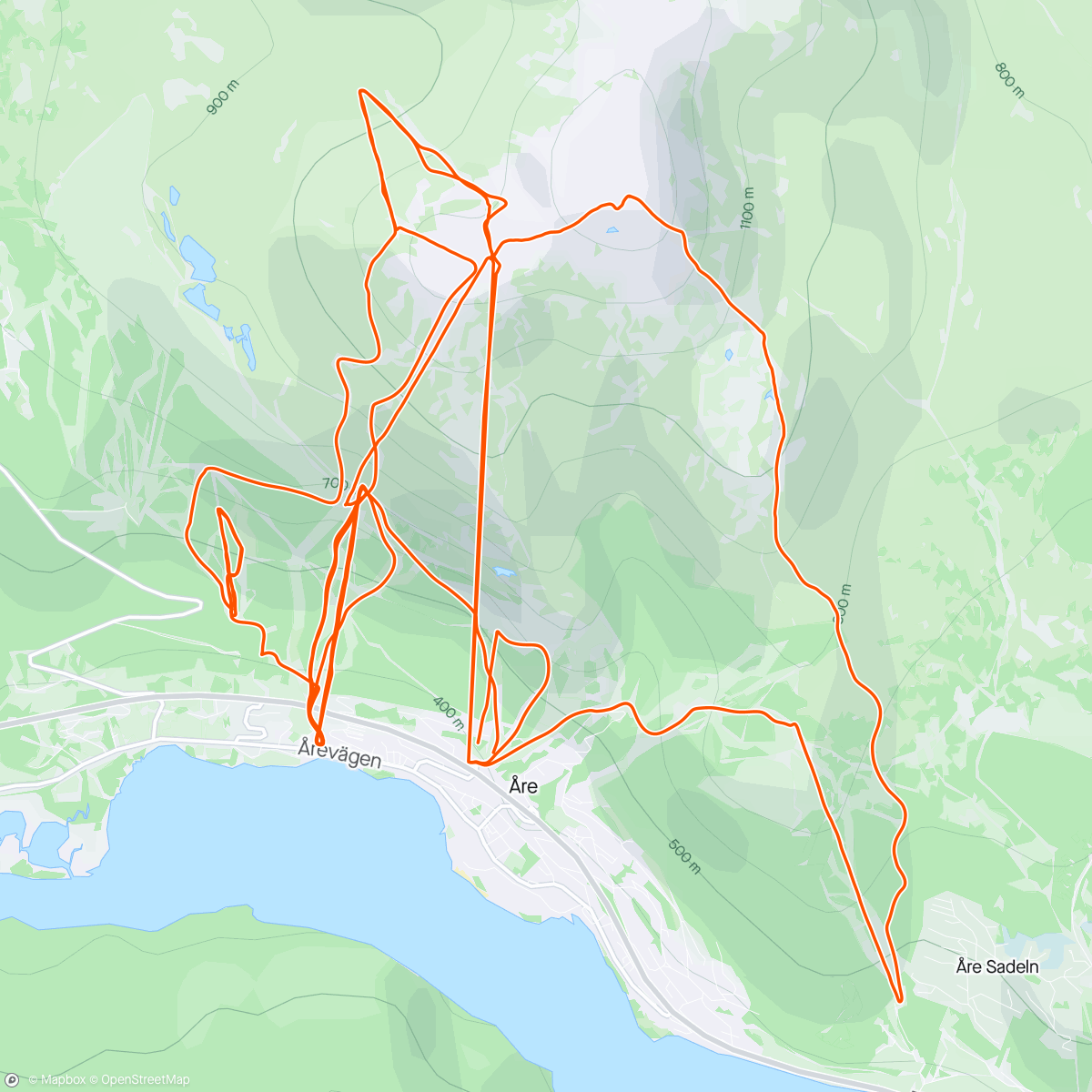 Map of the activity, Liftsnurr