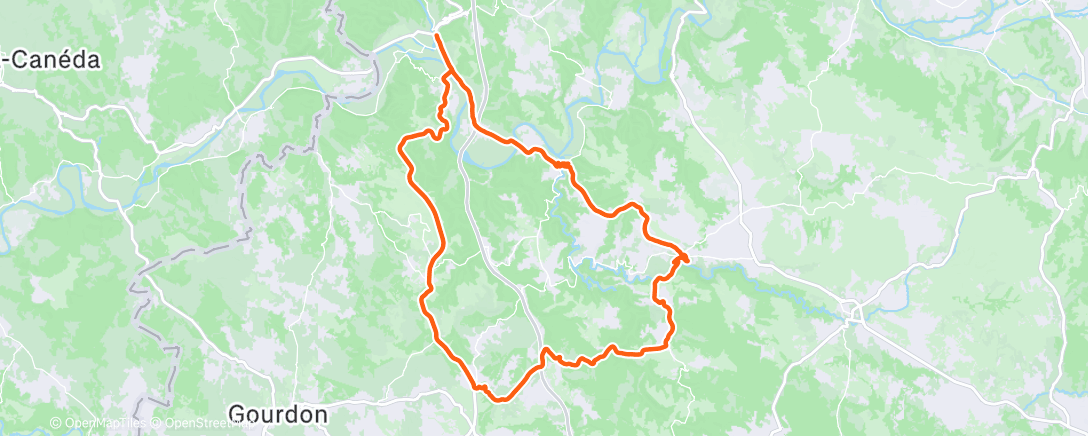 Карта физической активности (Cycling)