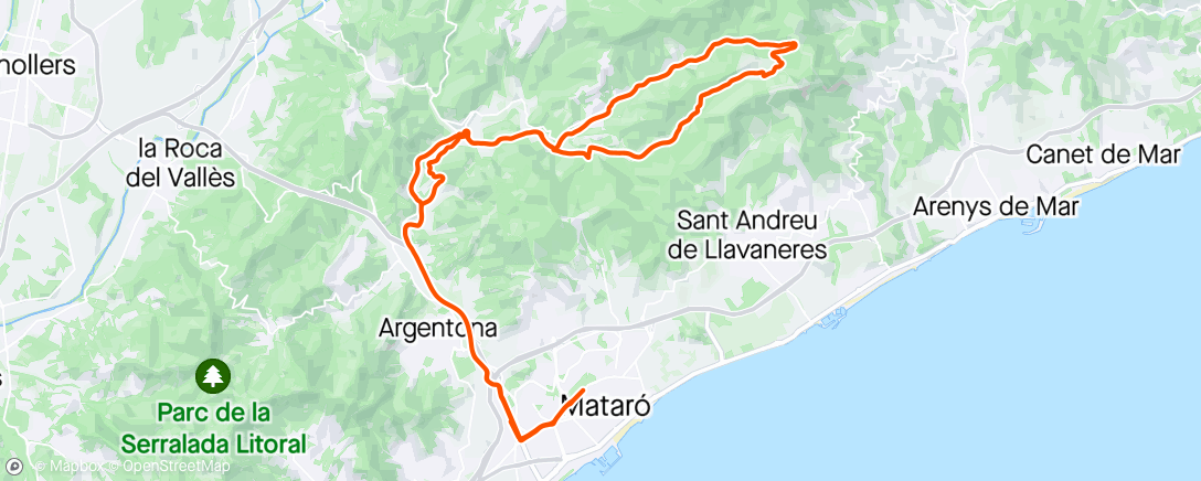 Map of the activity, Un paseo mas antes de la Monegros