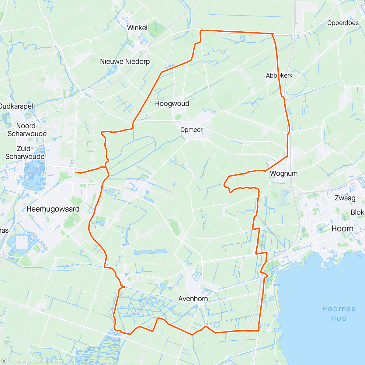 Map of the activity, 20/5/2024 - Rondje met de buurman (N3)