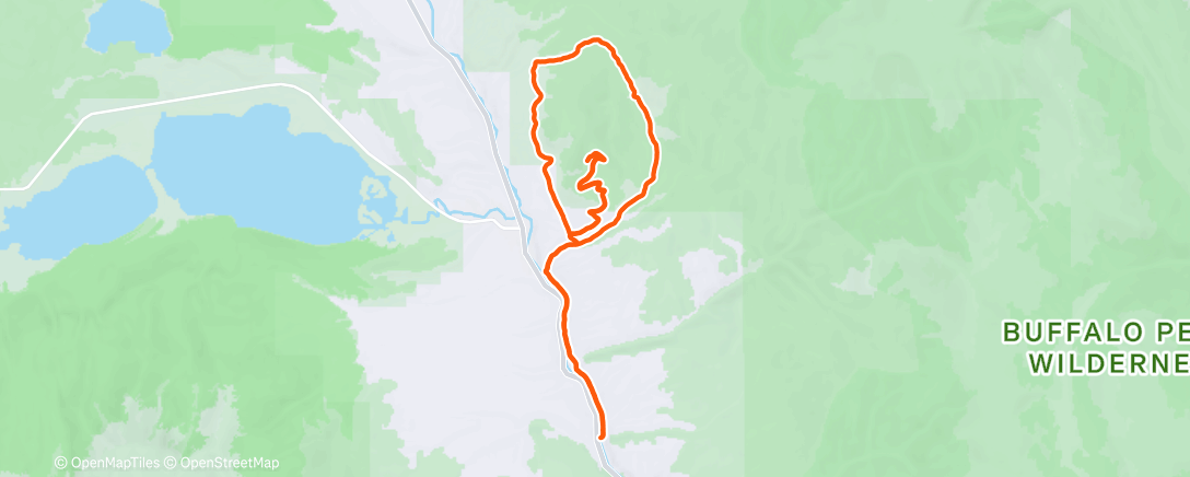 Karte der Aktivität „Granite Bop with Luke and Indie”