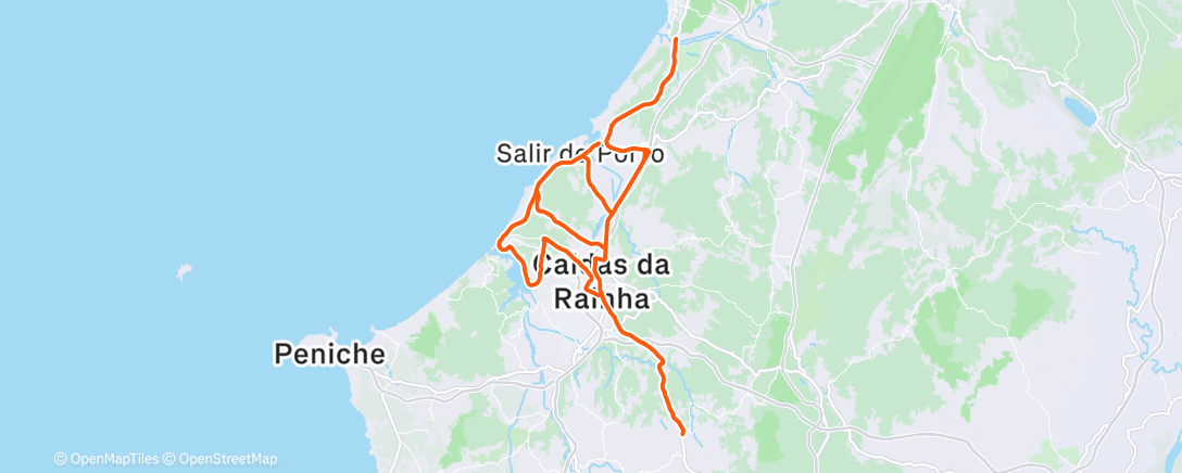 Карта физической активности (Andar de bicicleta)