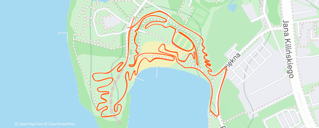 Map of the activity, Mistrzostwa Polski CX