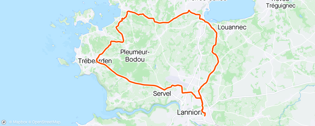 Map of the activity, Lannion, Halle Sport Park Nevez / Pleumeur-Bodou