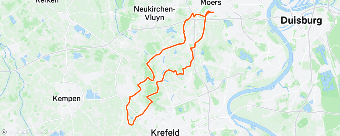 Map of the activity, Kein Radfahren ist ja auch keine Option 😁