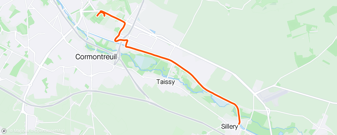 Map of the activity, Sillery - Parc de Champagne 🏃🏻‍♂️