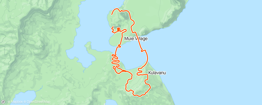 Map of the activity, Zwift - 15 Z2 2x7.5 Z4 3x5 Z4 on Mountain Route in Watopia