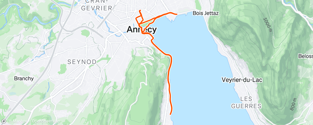 Carte de l'activité Lunch Run ☀️